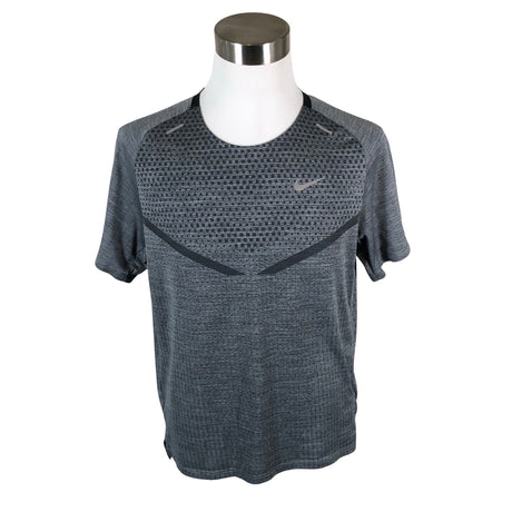 Unisex Nike - Sports shirt, short sleeve, size L - Gray ()