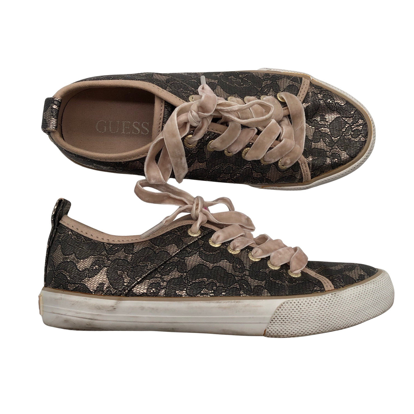 Unisex Guess - Casual sneakers, size 35 - Brown (1)