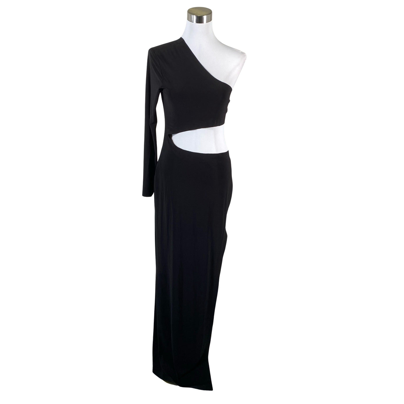 Unisex Norma Kamali - Schiffon dress, size 40 - Black (1)