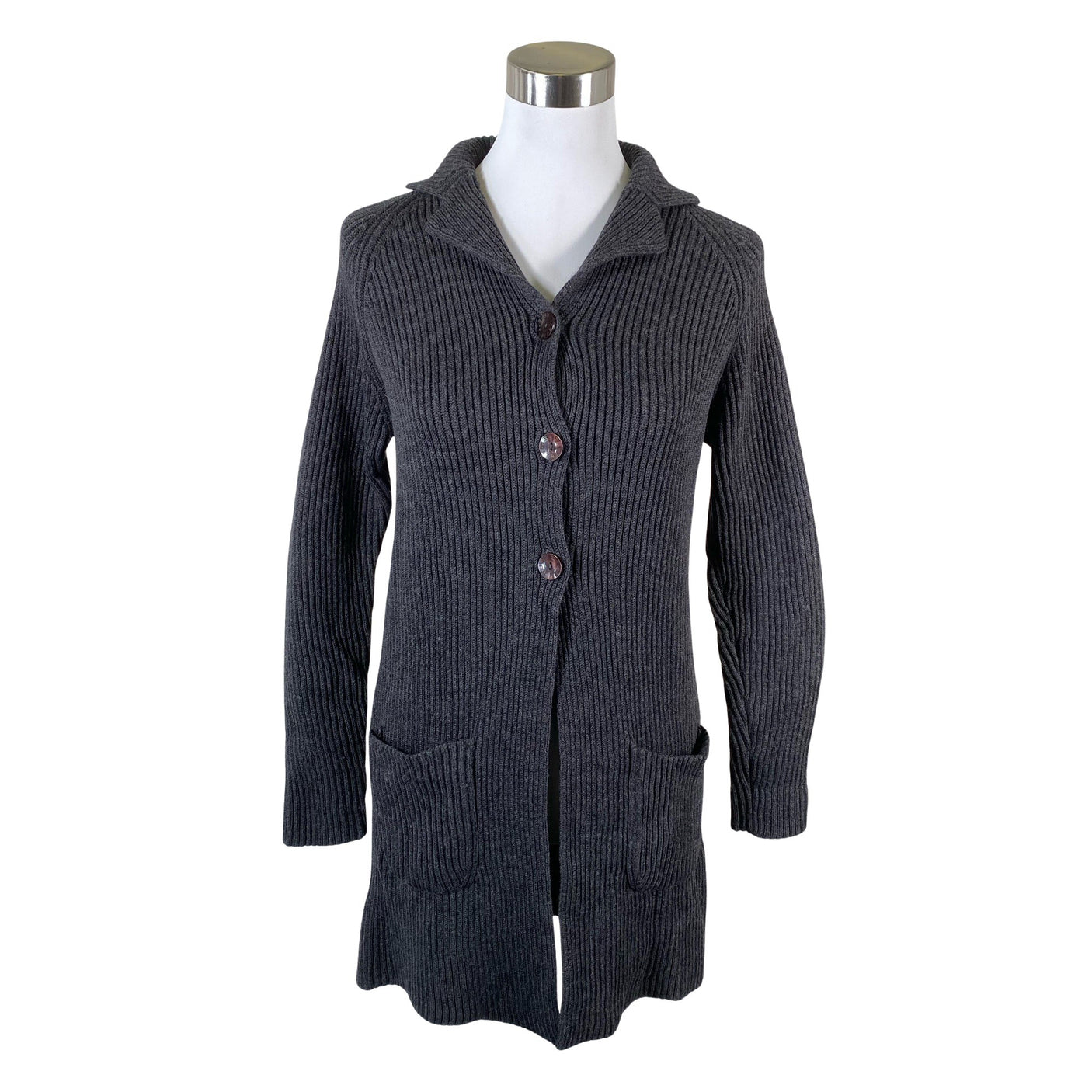 Unisex Repeat - Cardigan, size 36 - Gray (1)