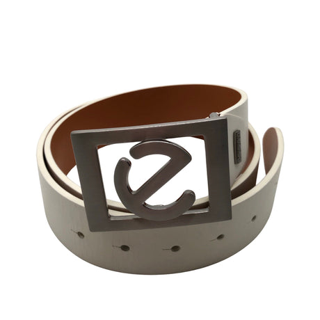 Unisex Ecco - Leather belt, size No size - White ()