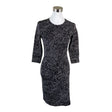 Unisex Mosaic - Tricot dress, size 36 - Black ()