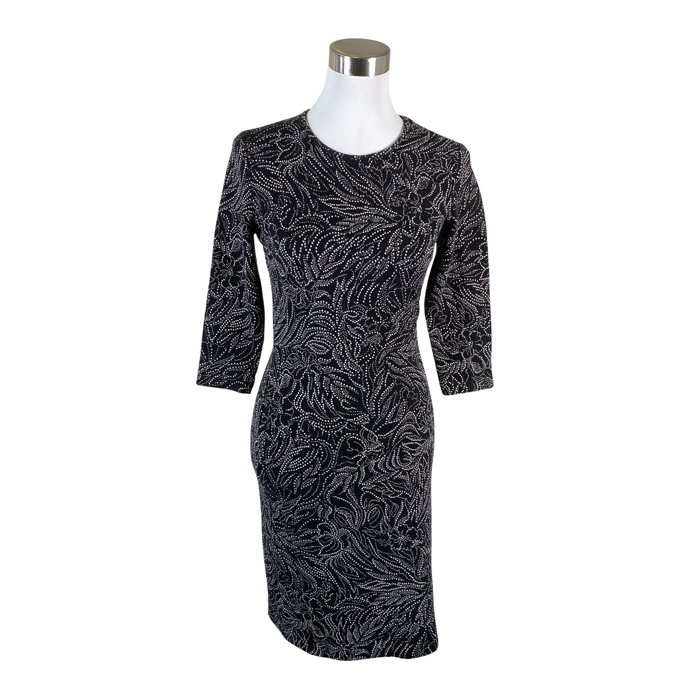 Unisex Mosaic - Tricot dress, size 36 - Black (1)