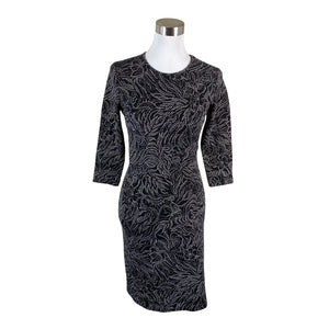 Unisex Mosaic - Tricot dress, size 36 - Black (1)