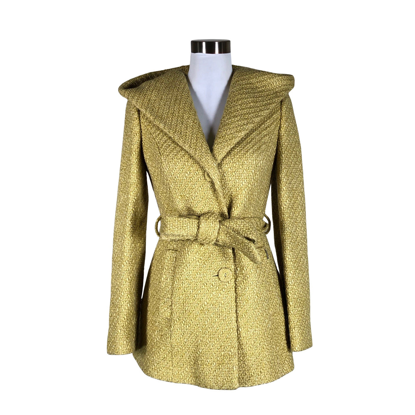 Unisex Acciaio - Wool coat, size 38 - Yellow (1)
