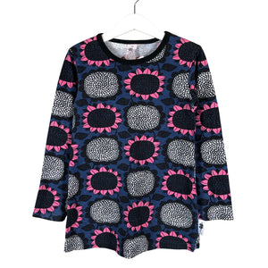 Unisex PaaPii - Tricot dress, size 122 - 128 - Blue (1)