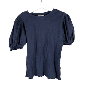 Unisex POMPdeLUX - Short-sleeved blouse, size 122 - 128 - Blue (1)