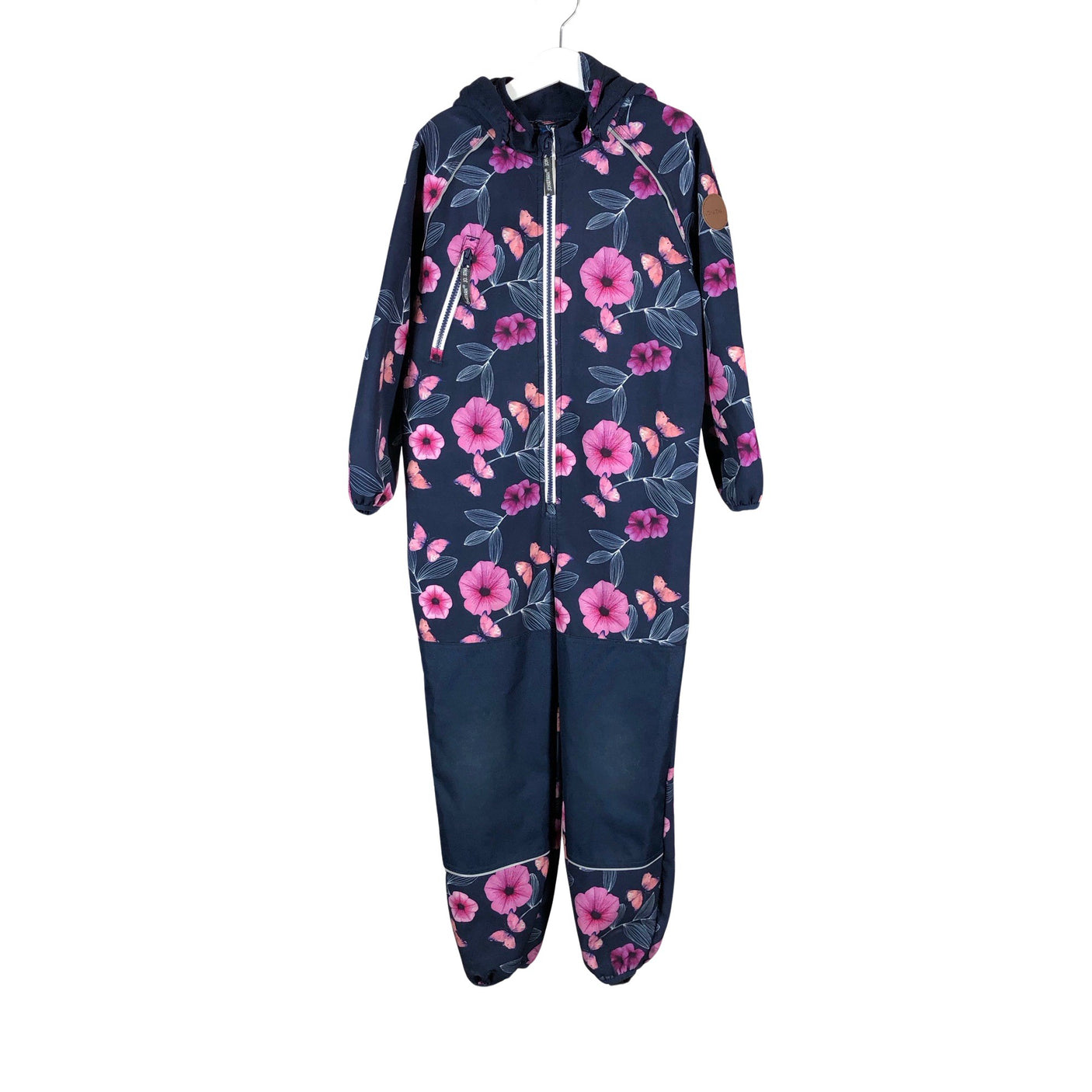 Unisex Jonathan - Soft shell jumpsuit, size 116 - 122 - Blue (1)