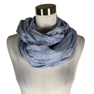 Unisex Esprit - Circle scarf, size Midi - Light blue (1)