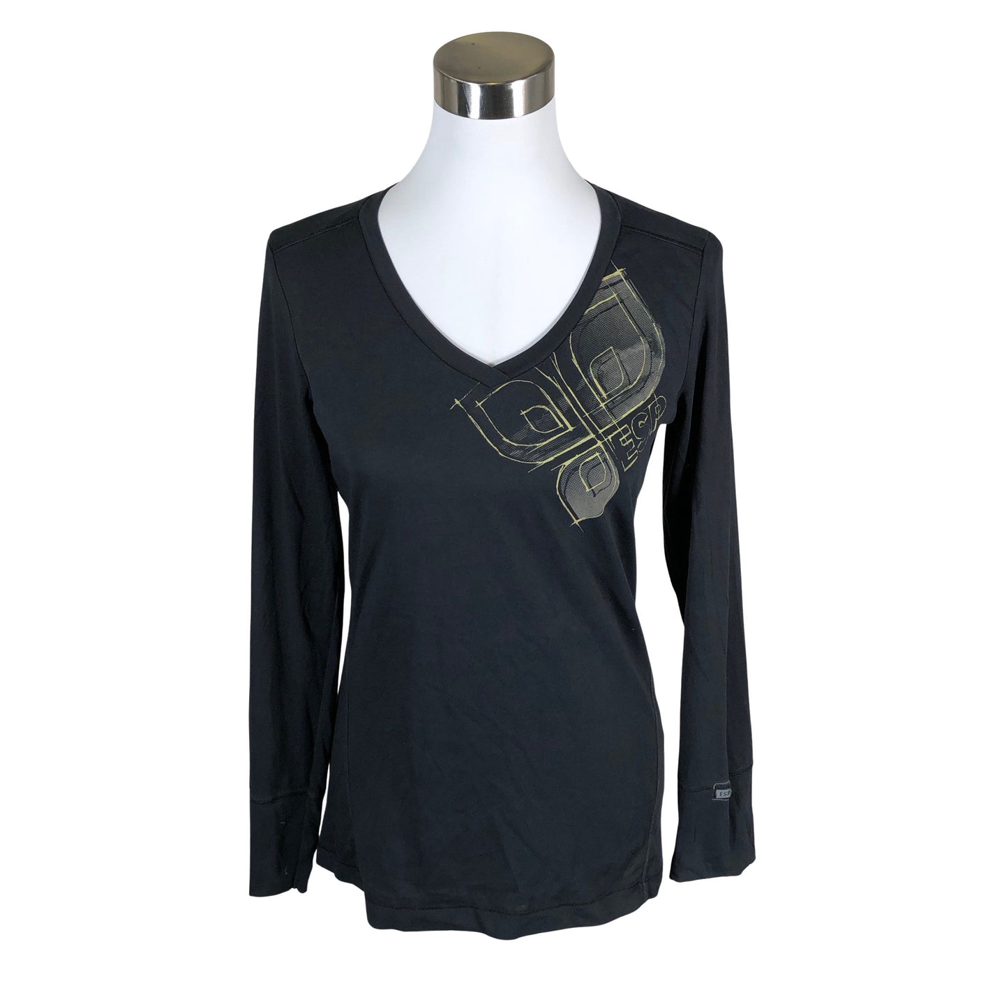 Unisex Esprit - Tricot shirt, size 40 - Black (1)