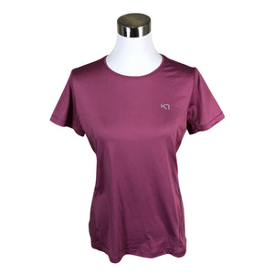 Unisex Kari Traa - Sports shirt, short sleeve, size 38 - Violet (1)