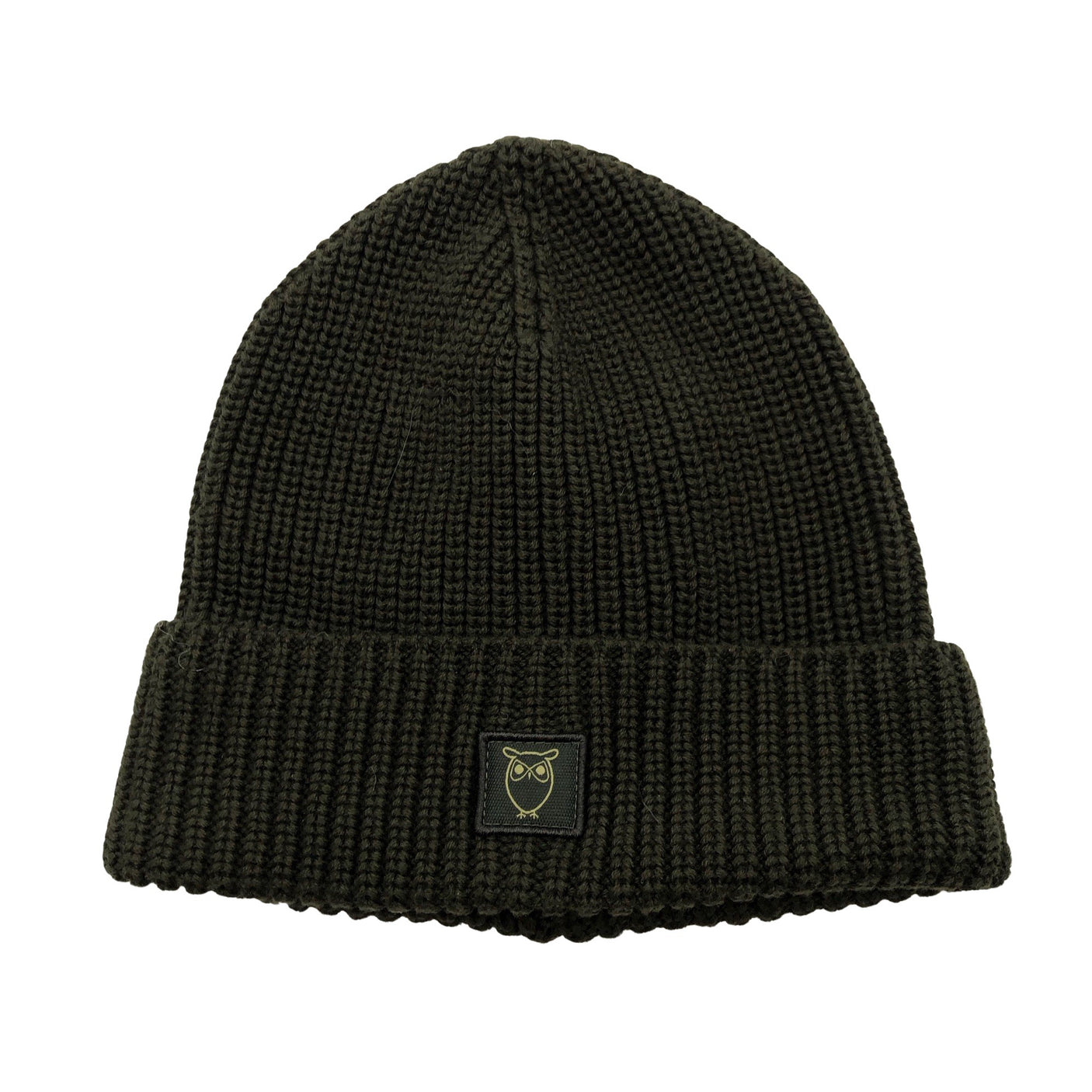 Unisex Knowledge Cotton Apparel - Winter beanie, size 52 - 54 cm - Green (1)