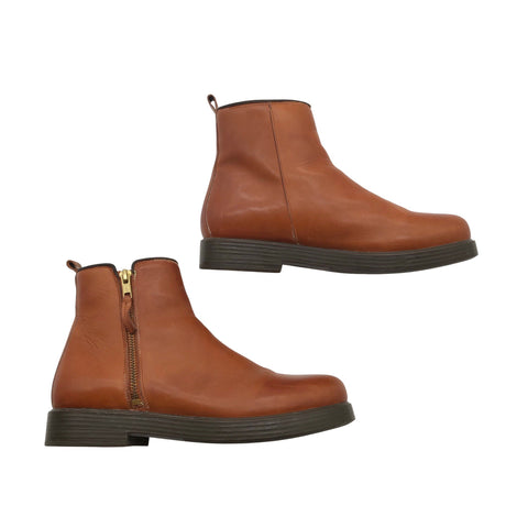 Unisex Ten Points - Ankle boots, size 38 - Brown ()