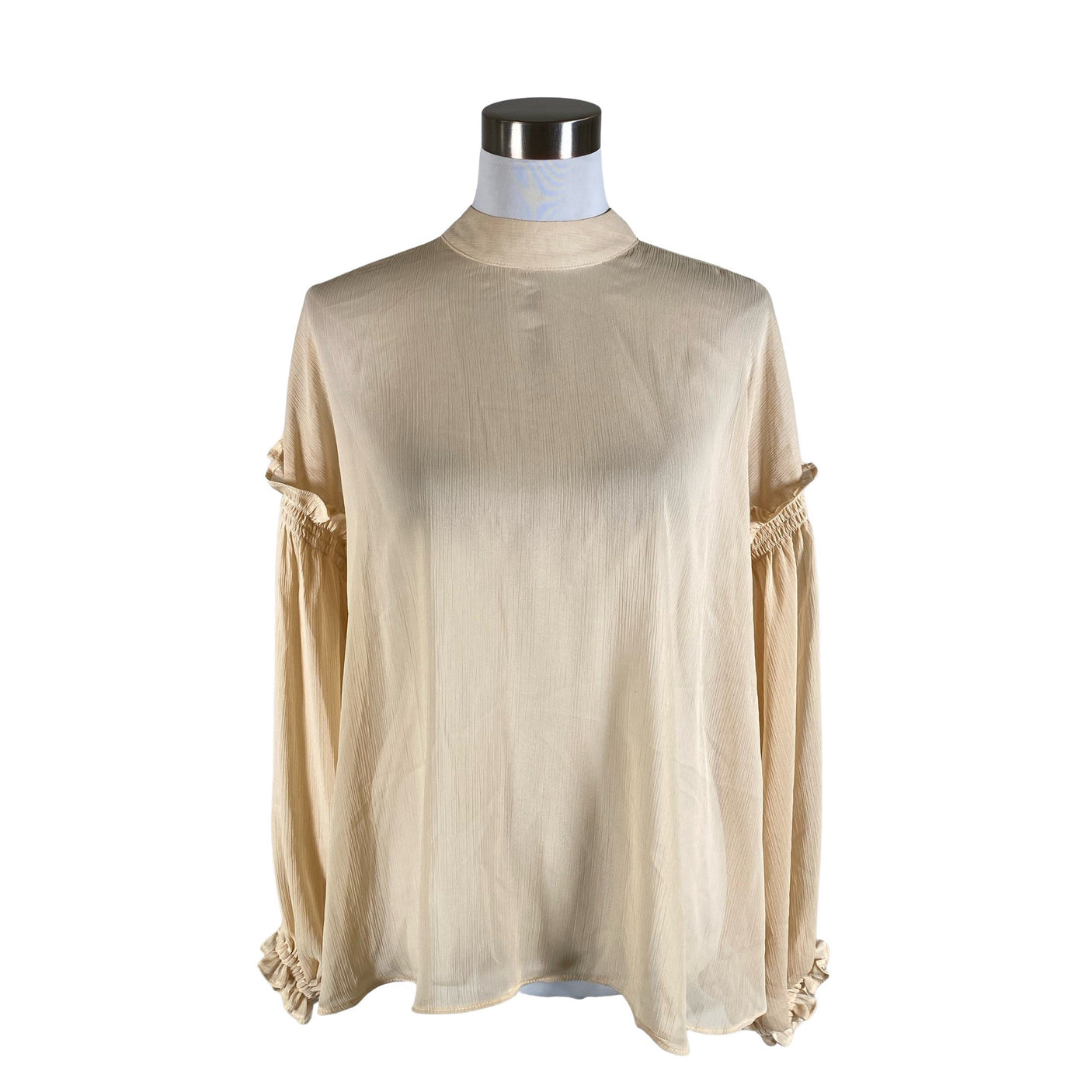 Unisex Topshop - Blouse, size 38 - Beige (1)