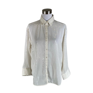 Unisex Luhta - Party shirt, size 34 - Natural white (1)