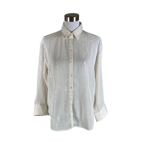 Unisex Luhta - Party shirt, size 34 - Natural white ()