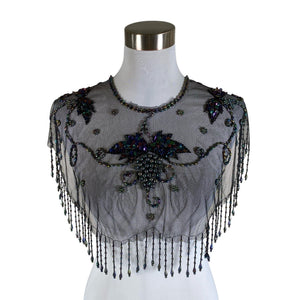 Unisex Handmade - Shawl, size Mini - Black (1)