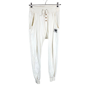 Unisex Blooming - Tricot pants, size 38 - Natural white (1)