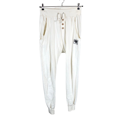 Unisex Blooming - Tricot pants, size 38 - Natural white ()