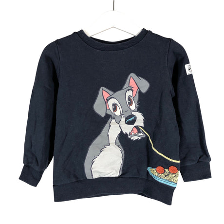 Unisex Polarn O. Pyret - Sweatshirt, size 92 - 98 - Black ()