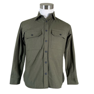 Unisex Knowledge Cotton Apparel - Collared shirt, size S - Green (1)