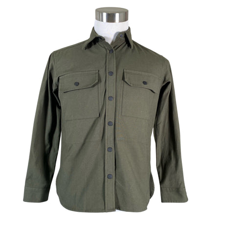 Unisex Knowledge Cotton Apparel - Collared shirt, size S - Green ()
