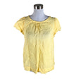 Unisex Part two - Short-sleeved blouse, size 36 - Yellow ()