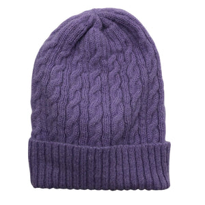 Unisex A+more - Winter beanie, size 54 - 56 cm - Violet (1)
