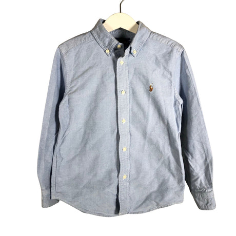 Unisex Polo Ralph Lauren - Collared shirt, size 110 - 116 - Light blue ()