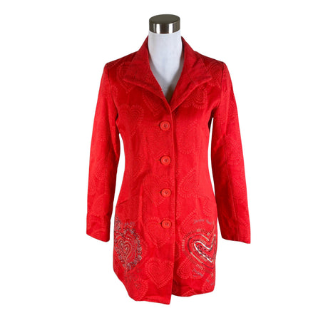 Unisex Desigual - Trench coat, size 38 - Red ()