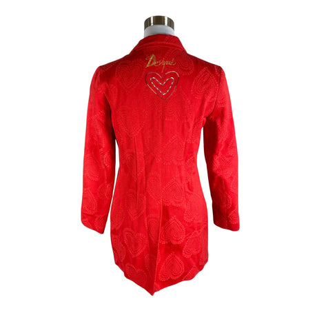 Unisex Desigual - Trench coat, size 38 - Red (2)