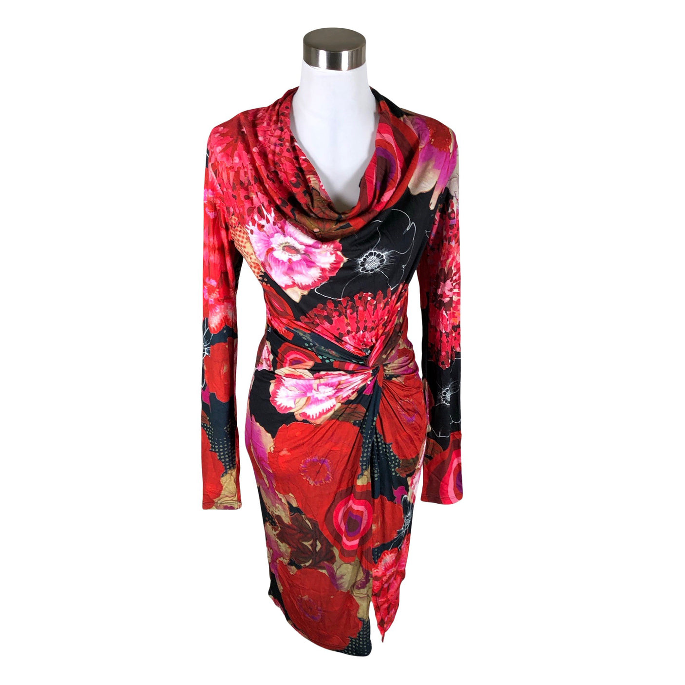 Unisex Desigual - Tricot dress, size 38 - Red (1)