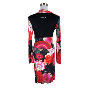 Unisex Desigual - Tricot dress, size 38 - Red (2)