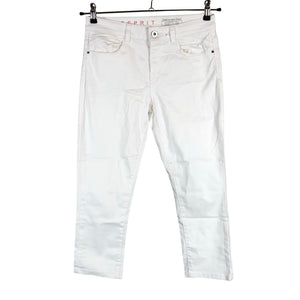 Unisex Esprit - Capri pants, size 36 - White (1)