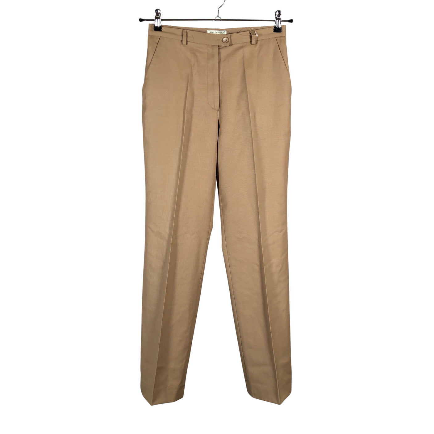 Unisex Von Daniels - Straight leg trousers, size 36 - Brown (1)