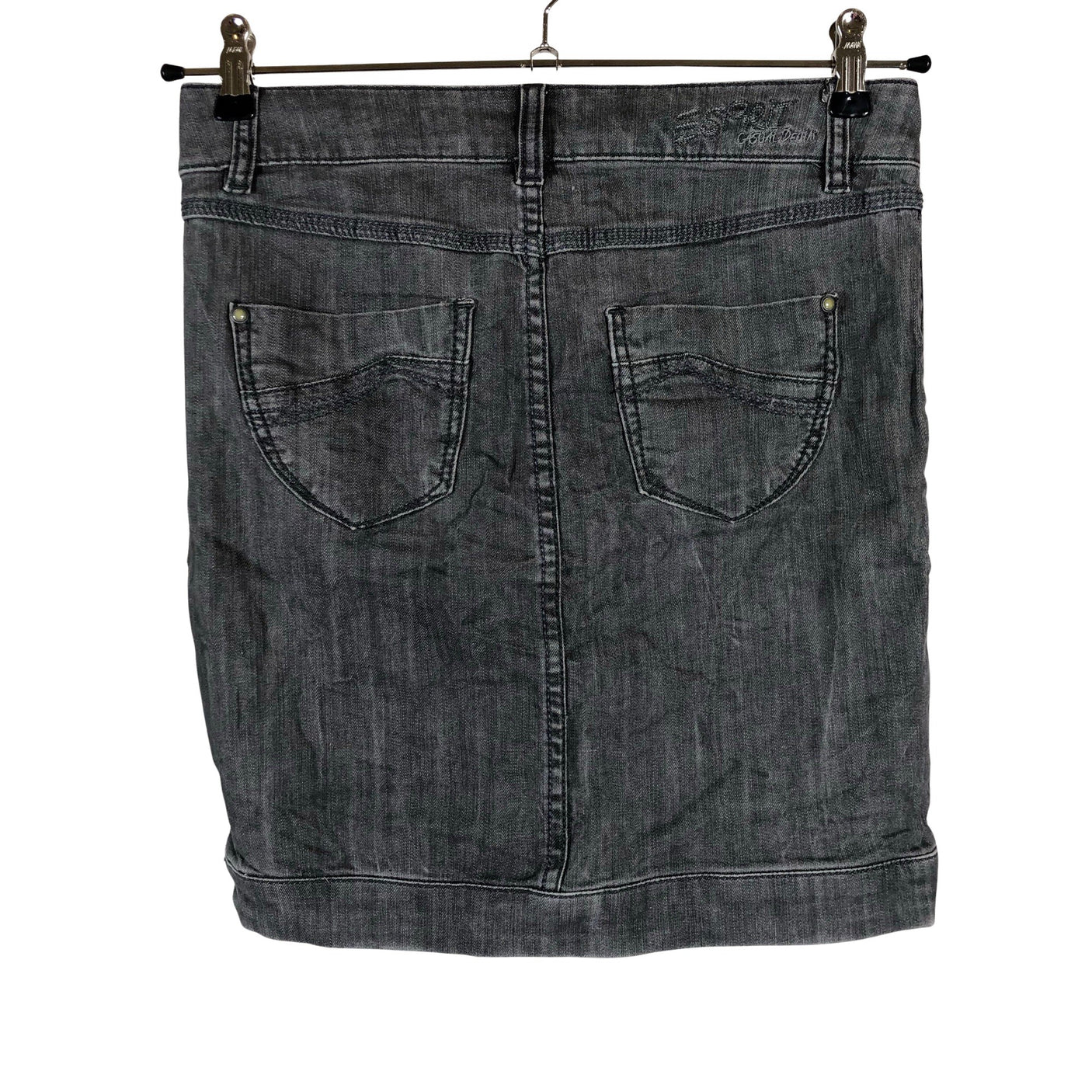 Unisex Esprit - Denim skirt, size W26 - Gray (2)
