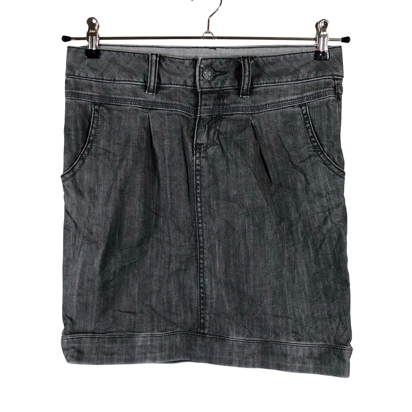 Unisex Esprit - Denim skirt, size W26 - Gray (1)