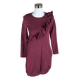Unisex NOSH - Sweatshirt dress, size 32 - Wine red ()