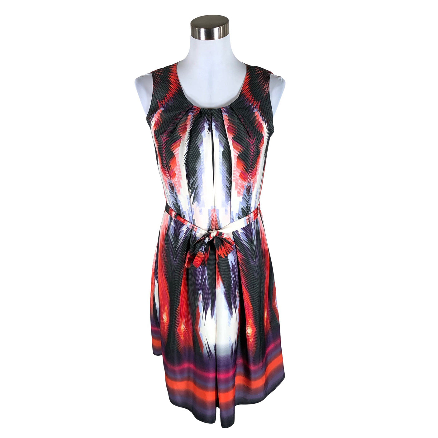 Unisex Your Face - Schiffon dress, size 32 - Red (1)