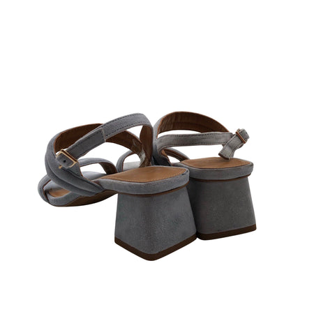 Unisex Mansfield - Heeled sandals, size 37 - Light blue (2)