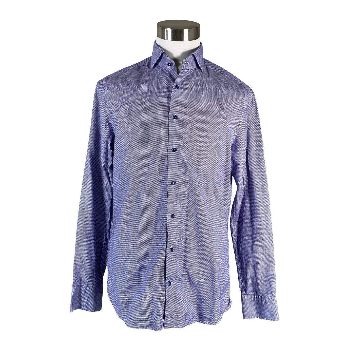 Unisex Stenströms - Collared shirt, size L - Violet (1)