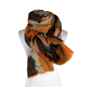 Unisex Desigual - Scarf, size Maxi - Orange (1)