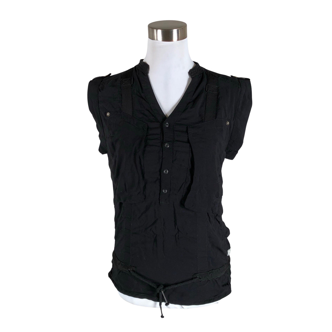 Unisex G-star - Short-sleeved blouse, size 36 - Black (1)