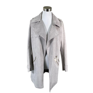 Unisex River Island - Leather jacket, size 36 - Gray (1)