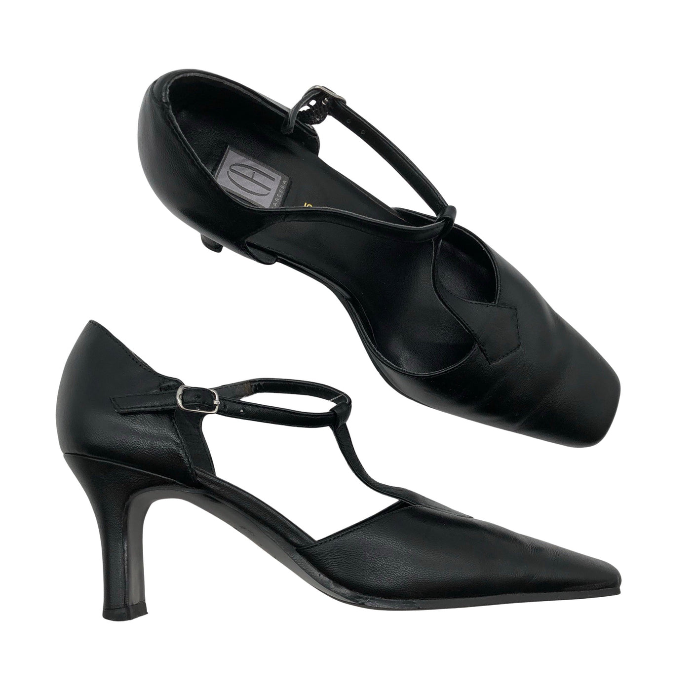 Unisex Caressa - Evening high heels, size 38 - Black (1)