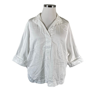 Unisex Gerry Weber - Short-sleeved blouse, size 40 - White (1)