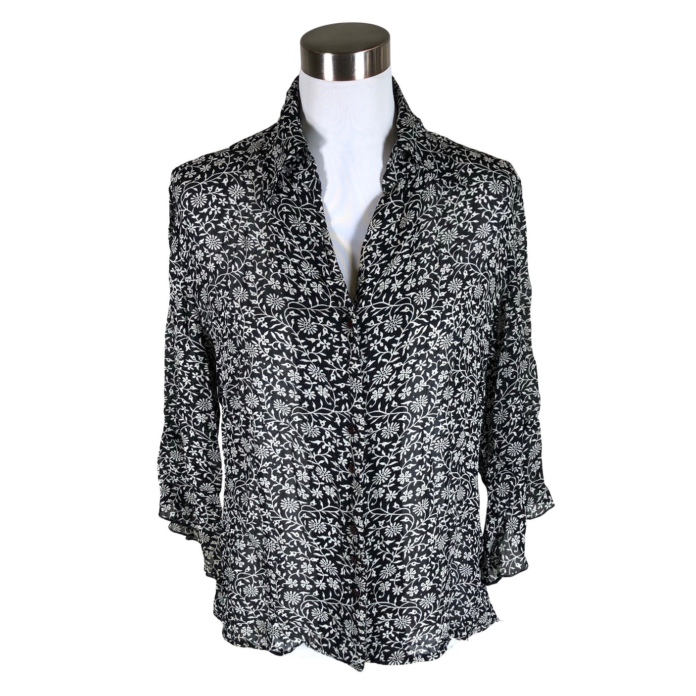 Unisex Pierre Cavallo - Short-sleeved blouse, size 40 - Black (1)
