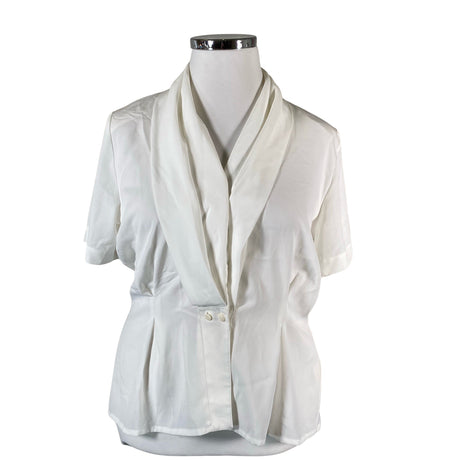 Unisex Kellermann - Short-sleeved blouse, size 42 - Natural white ()
