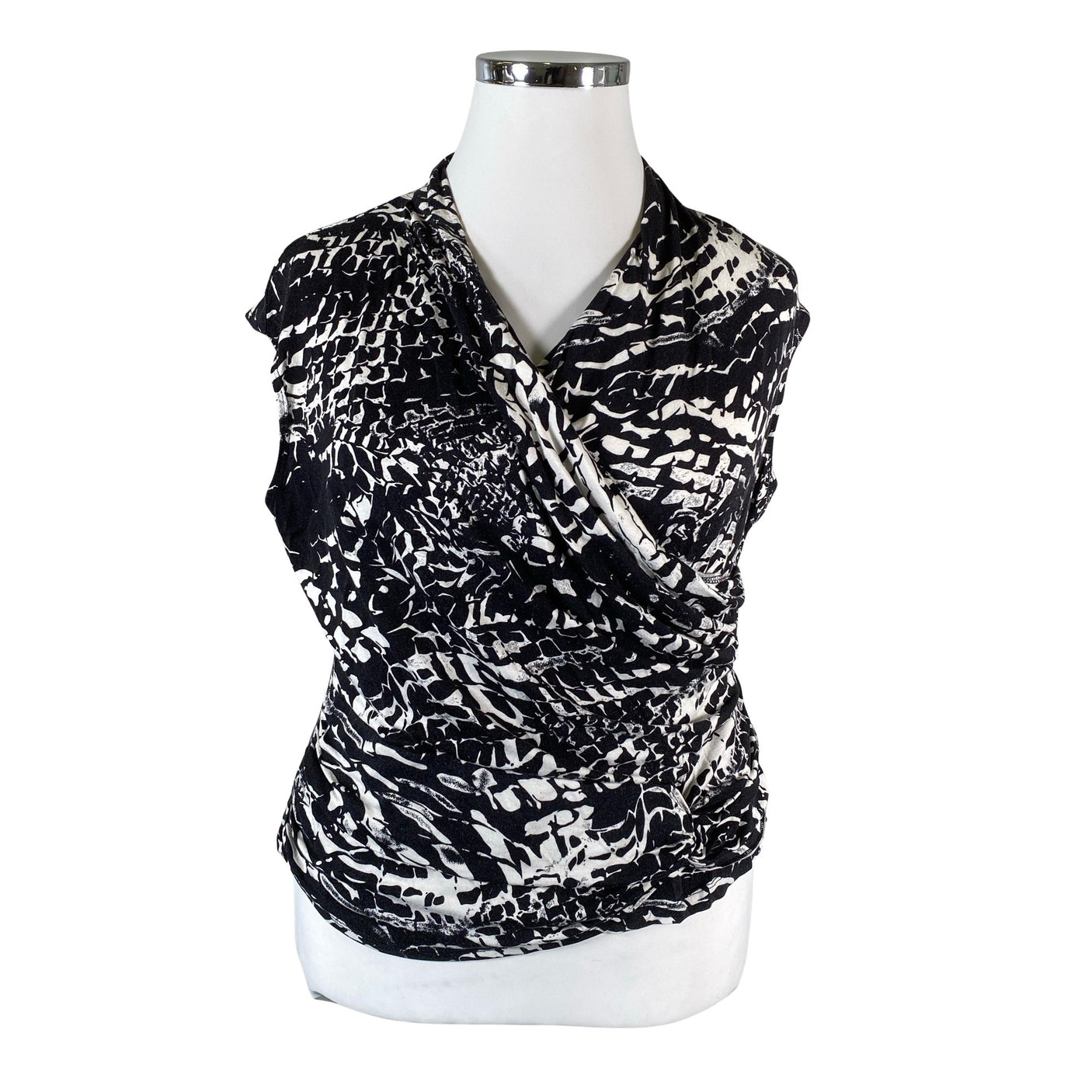 Unisex Femme - Tricot tank top, size 44 - Black (1)