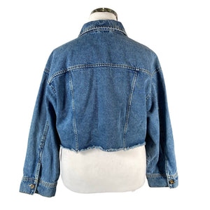 Unisex Lindex - Denim jacket, size 44 - Blue (2)